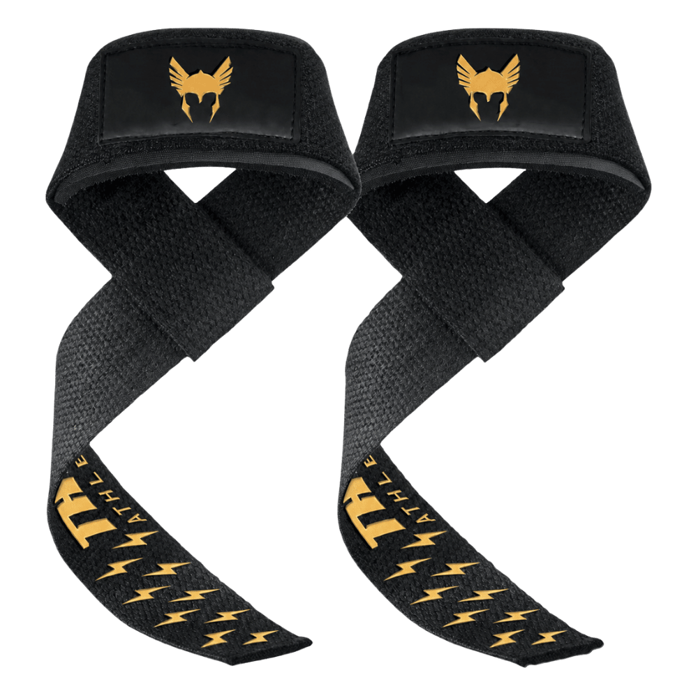 Lifting Straps Extra Grip | Zwart met Goud
