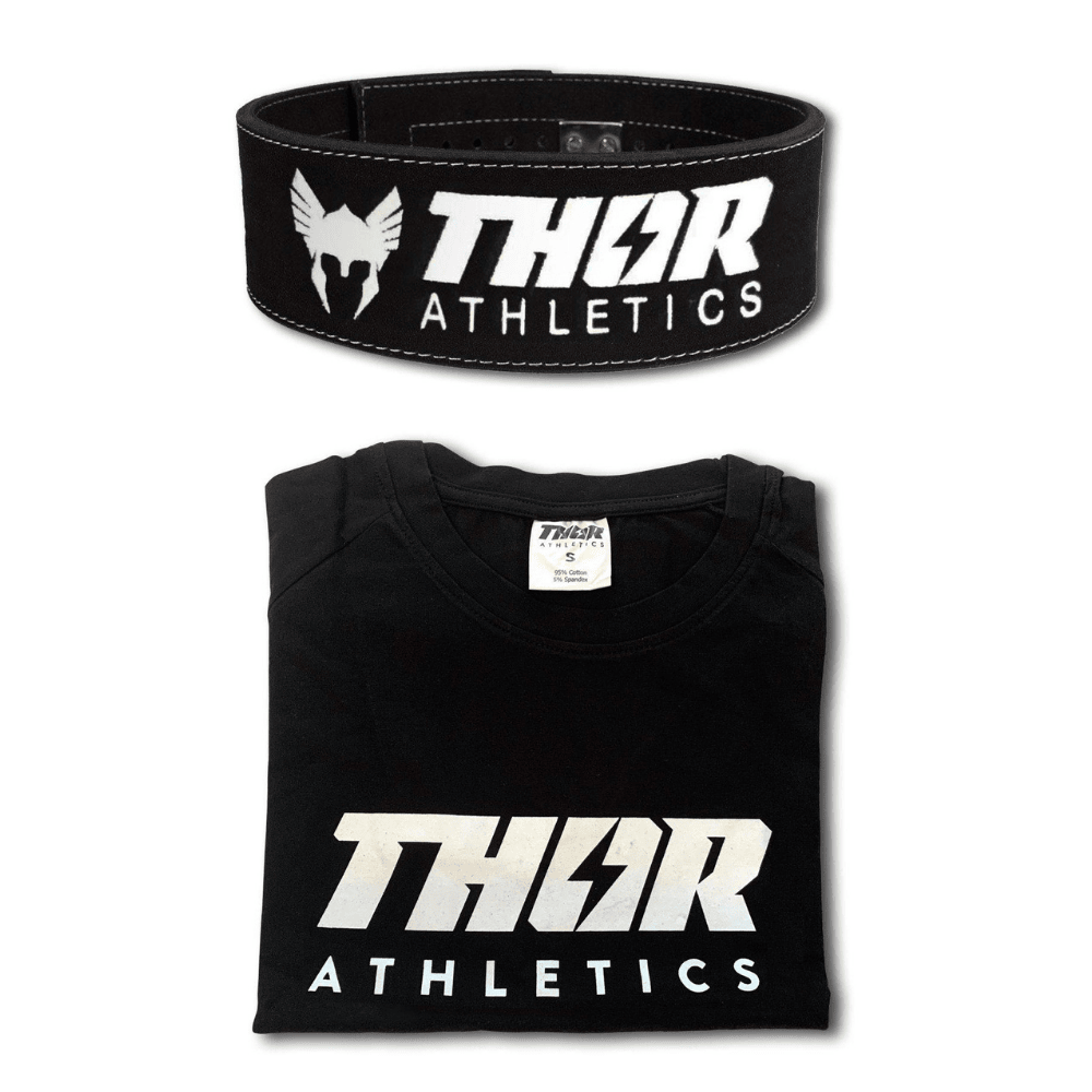 Lifting Belt + Divinity T-Shirt | Bundel met korting | Thor Athletics