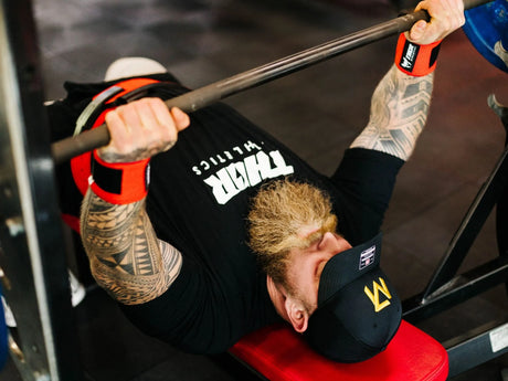 Wrist wraps om de pols voor extra steun tijdens krachttraining