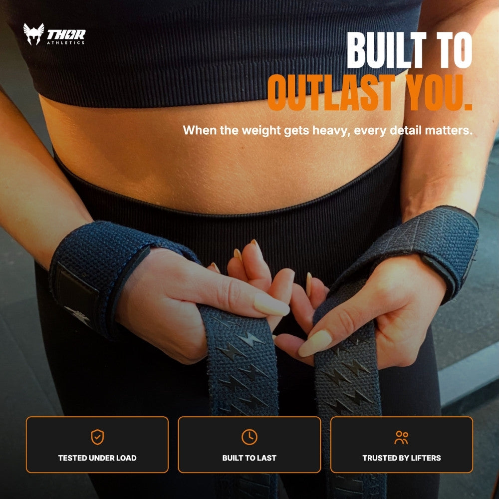 Lifting Straps | Extra Grip | Wikingerblau