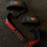 Beste Lifting Straps Extra Grip Zwat met Rood kopen 