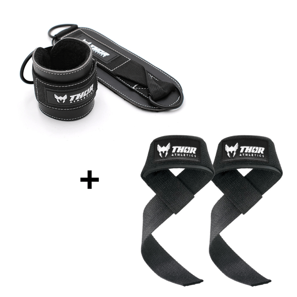 Lifting Straps + Ankle Straps - Combinatie Bundel | Thor Athletics
