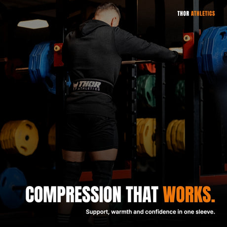 Knee Sleeves 7mm | Zwart | Powerlifting & Fitness