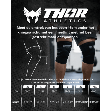 Knee Sleeves 7mm maatadvies
