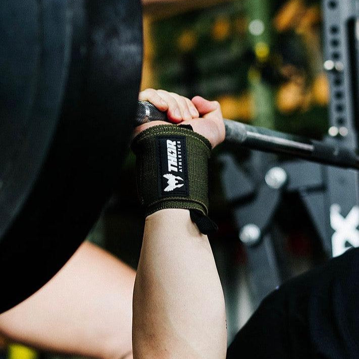Army Green Wrist Wraps - Thor Athletics