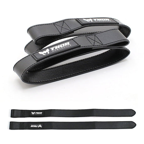 Beste Leren Lifting Straps in NL & EU kopen | Zwart | Thor Athletics