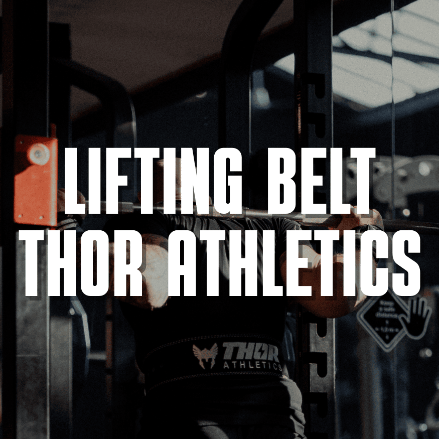 Lifting Belt 10mm | Zwart | Powerlift Riem | Thor Athletics